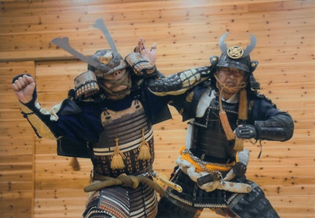 Hatsumi Sensei in Yoroi